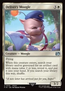 MTG Magic FIN Final Fantasy - 1x EN NM 0015 U Delivery Moogle - Picture 1 of 1
