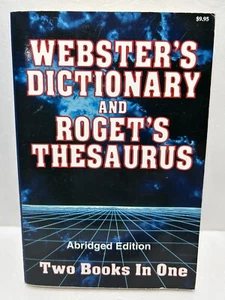 Webster's Dictionary and Roget's Thesaurus Abridged Edition - Picture 1 of 7