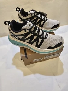 SALOMON GLIDE MAX Lunar Rock  Black  Tanager Turquoise Men's Shoes Size 12 - Picture 1 of 12