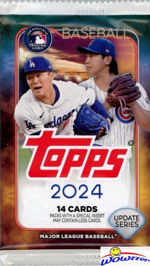 2024 Topps Update Baseball EXCLUSIVE HUGE Factory Sealed Retail Pack-14 Cards!
