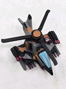 Micro Machines Military One ZI-9000 Helicopter Grey Brown Black Galoob 1993 LGTI - Picture 1 of 5