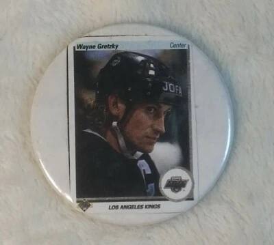 Wayne Gretzky Pin Botón Trasero De Colección Los Angeles Kings Foto 1 de 3