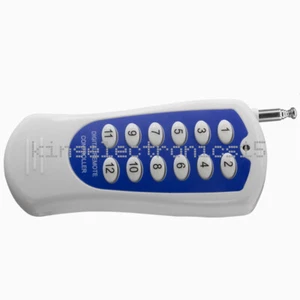 NEU 433MHz Funkfernbedienungen RF Sender 12 Tasten 1000m Entfernung - Bild 1 von 5