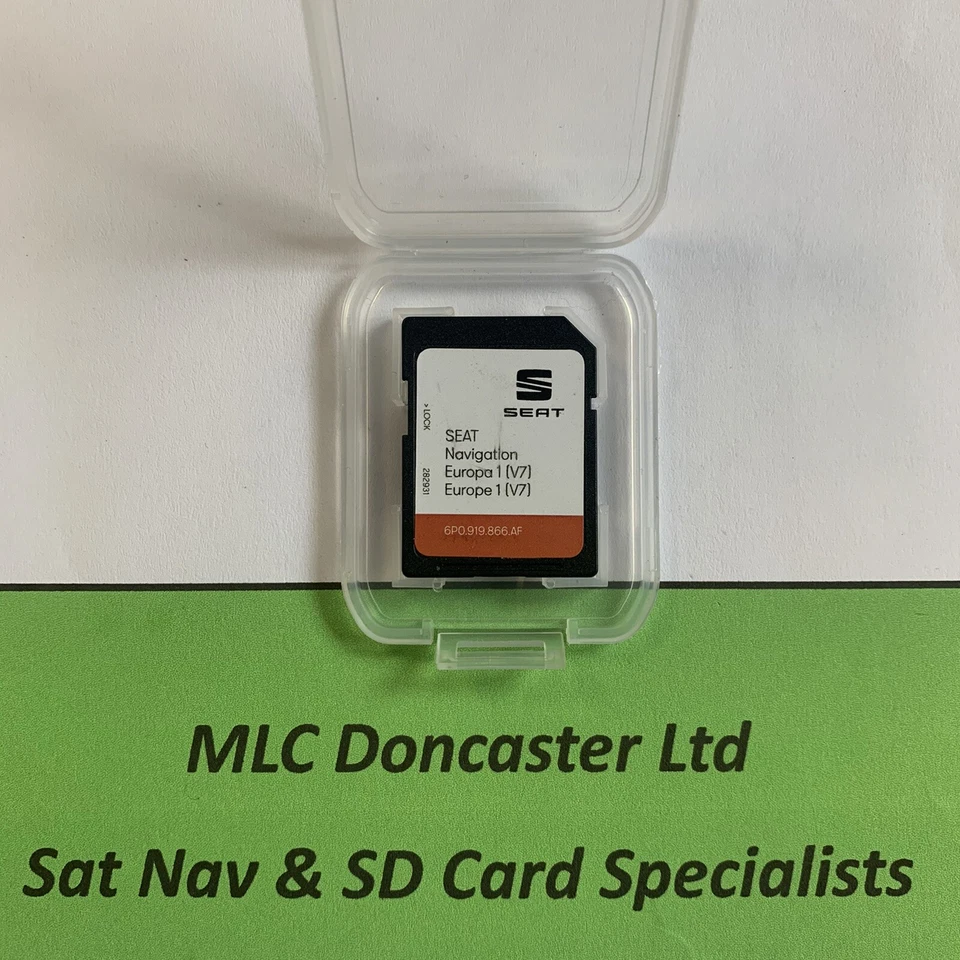 Genuine Seat V7 Satellite Navigation SAT NAV SD Card 6P0 919 866 AF - Image 1 of 1