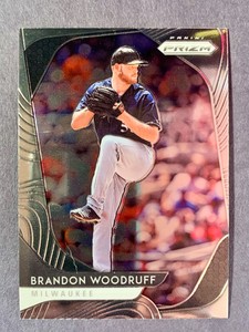 2020 Panini Prizm #4 Brandon Woodruff Baseball Card Milwaukee Brewers