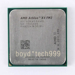 AMD Athlon X4 760K AD760KWOA44HL 3.8 GHz Socket FM2 CPU Processor - Picture 1 of 3