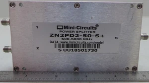 Mini-Circuits ZN2PD2-50-S+ 2 Way DC Pass Power Splitter 500-5000 MHz 50Ω - Picture 1 of 1