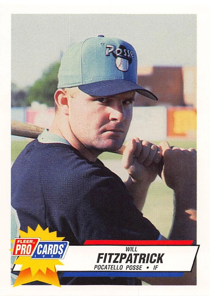 Will Fitzpatrick 1993 Fleer ProCards 4214 Pocatello Posse Baseball Card - Image 1 of 2