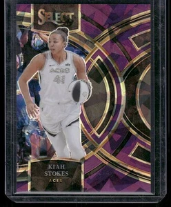 2024 Select WNBA #179 Kiah Stokes Prizms Purple Ice #/149 - Picture 1 of 2