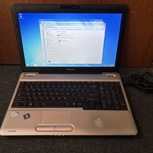 Toshiba Satellite L500 Laptop 3GB RAM 1TB HDD DVD Drive Windows 7 - Picture 1 of 22