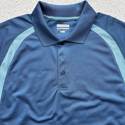 Polo grande azul verde Zorrel para hombre Foto 1 de 4