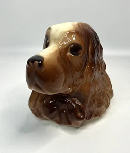ROYAL COPLEY "COCKER SPANIEL WALL PLANTER" DOG HANGING VASE Vintage - Picture 1 of 5