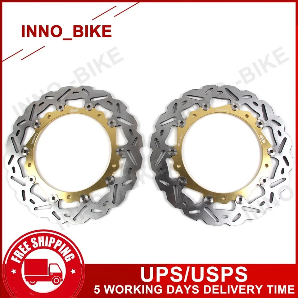 Front Brake Rotors For BMW R1200RT 2005-2018 R1200RS 2015-2020 R1200S 2006-2011 - Image 1 of 4