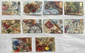 1992 GB Greetings "Memories" Set of 10 x 1st stamps. Fine Used. SG1592/1601. - Picture 1 of 5