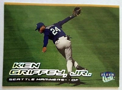 KEN GRIFFEY JR., 2000 FLEER ULTRA #100, MARINERS - Image 1 of 2