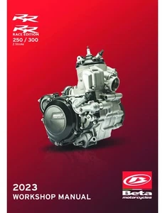 Beta Engine Service Workshop Manual 2023 RR, RR Race Edition 2-Stroke RR 300 - Picture 1 of 12