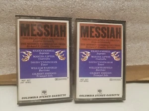 Handel's Messiah Eugene Ormandy MT Choir Eileen Farrell 2 cassettes - Picture 1 of 8