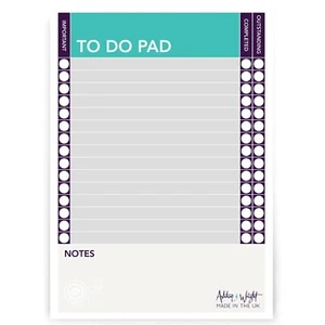 Monster Things to Do Today A5 To Do Block Täglicher Schreibtisch Planer Zeitplan Organizer - Bild 1 von 4