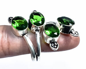 Chrome Diopside 925 Sterling Silver Jewelry Ring Size 8.25 e475