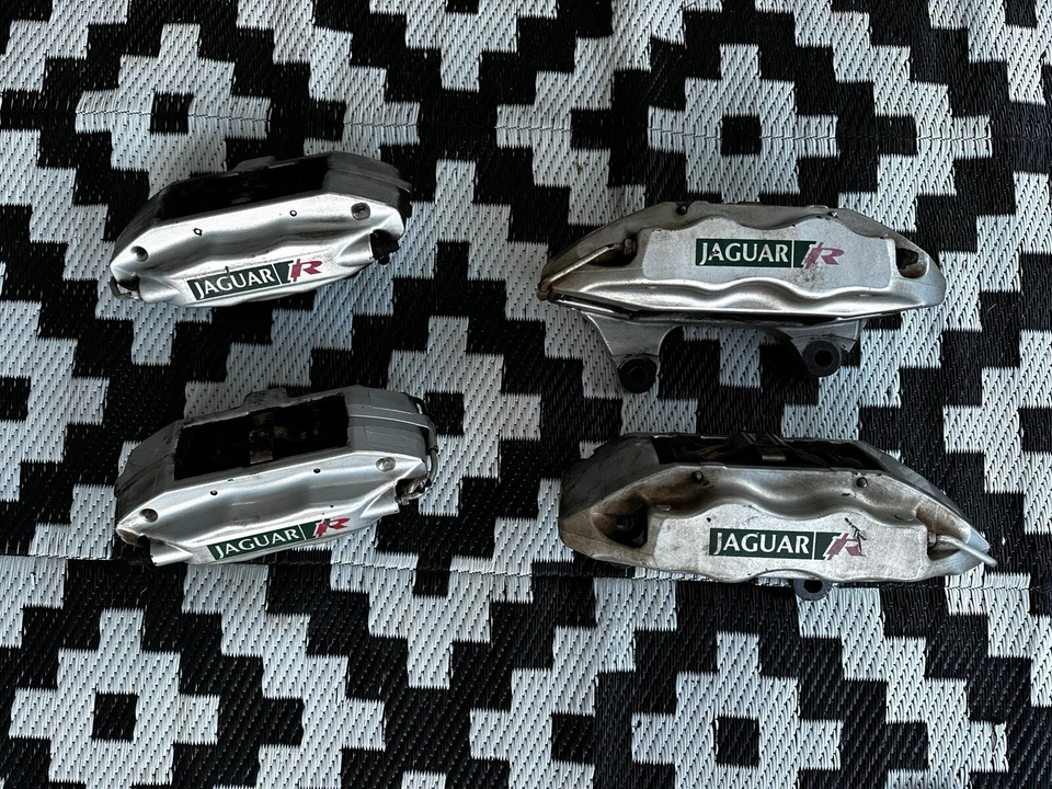2003-2004-2005-2006-07-2008 JAGUAR S-TYPE R XJR FRONT REAR BRAKE CALIPERS BREMBO - Image 1 of 4