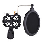 Portable Microphone Shock Mount - Mic Holder with  Filter Y7I7