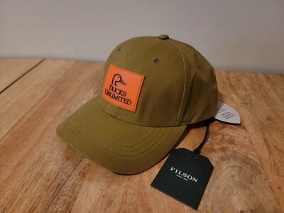 Filson Ducks Unlimited Logger Cap | NWT | Tin Cloth | Dark Tan | Limited Edition