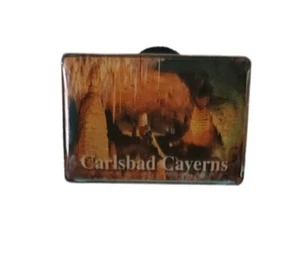 Parque Nacional de las Cavernas de Carlsbad Nuevo México recuerdo solapa pasador sombrero pasador - Imagen 1 de 4
