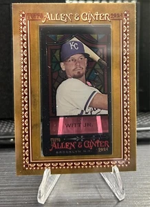 Bobby Witt Jr. Gerahmte Mini Buntglas SP 2024 Topps Allen & Ginter #100 - Bild 1 von 6