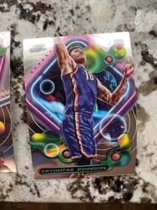 Tarjeta de novato cósmica cromada Topps 2023-24 Okc Thunder Keyontae Johnson #192 - Imagen 1 de 1