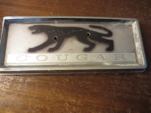 Original 1967 / 1968 Ford Mercury Cougar car metal badge / emblem - Picture 1 of 7