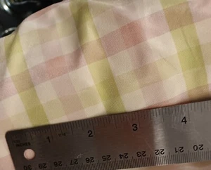 Pink and Green Decorator fabric by the yard for nursery drapery or bedding. - Picture 1 of 1