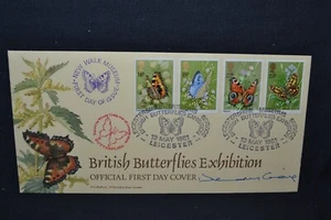 GB first day cover 1981 Butterflies on Bradbury cover & signed by Wendy Craig - Picture 1 of 6