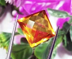 Quartz Golden Color 9.70 Ct Certified Loose Gemstone For Sale price - Picture 1 of 6