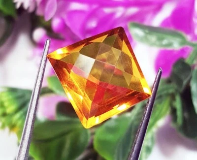 Quartz Golden Color 9.70 Ct Certified Loose Gemstone For Sale price - Image 1 of 4