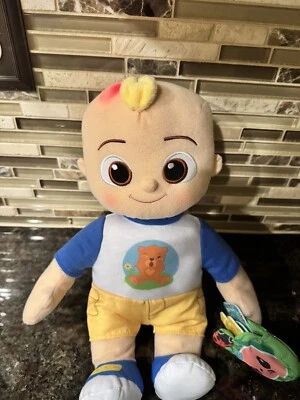 CoComelon JJ Deluxe Plush Bag Bandages Toy Talks Lights Up Boo Boo 11” - Image 1 of 4
