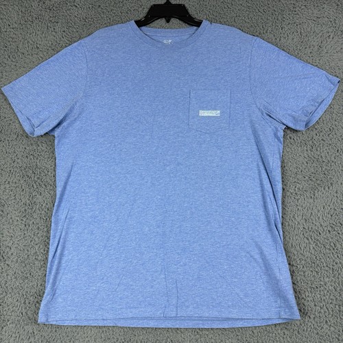 Vineyard Vines Tshirt Mens Large Short Sleeve Graphic Logo Blue Martha