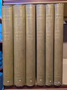 Subject Index of Modern Books Acquired 1956-1960: The British Museum: 1965 - Picture 1 of 3