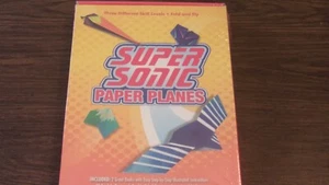 NIB SuperSonic Paper Planes Kit Three Different Skill Levels Fold and Fly  - Picture 1 of 6
