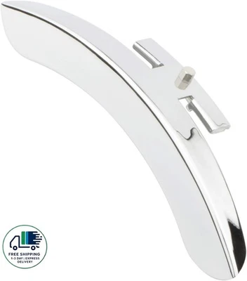 1 pieza de reparación de reposabrazos de banjo de una sola pata en tono cromado - Image 1 of 4