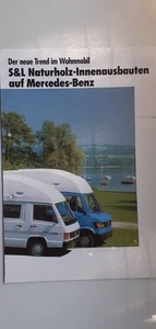 S&L: Mercedes Wohnmobile - Naturholz-Innenausbauten (Prospekt); 1988 - Bild 1 von 2