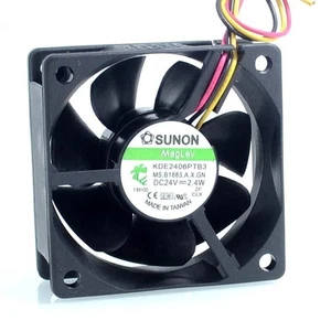 Brand New SUNON KDE2406PTB3 Fan 24V 2.4W 3Pin 60*60*25mm Free shipping#LJ - Picture 1 of 1