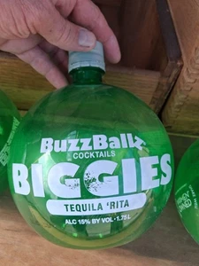 4-EMPTY BuzzBallz Tequila  Rita -Empty Biggies - Man Cave / Xmas Tree Decoration - Picture 1 of 2