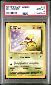 1999 POKEMON JUNGLE #49 BELLSPROUT PSA 10 GEM MINT - Picture 1 of 2