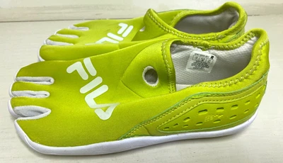 Fila Skele-Toes TriFit Lime Green Running Water Shoes 5PK14005-301 Women's sz. 7 - Image 1 of 4