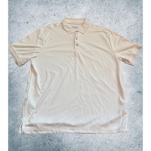 Vintage Tommy Bahama Island Zone Shirt Beige Large Solid Button Collar L Tiki - Picture 1 of 6