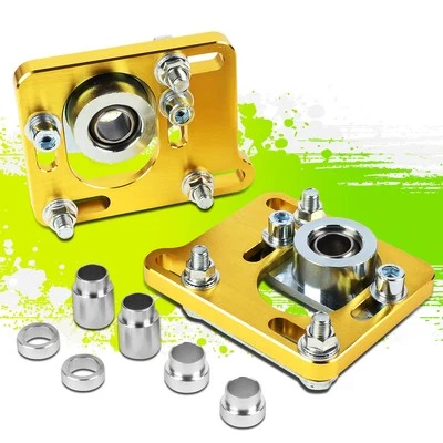 FOR 94-04 MUSTANG GOLD +/-2.5 ADJUST ALIGNMENT CAMBER CASTER PLATES 99 01 02 03 - Image 1 of 4