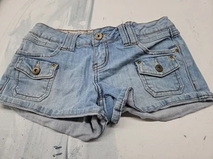 Zana Di Shorts Girls Size 5 Denim Low Rise Hot Pants - Picture 1 of 5