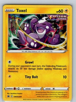 Toxel - SWSH209 Holo Promo SWSH: Sword & Shield Promo Cards NM - Image 1 of 2