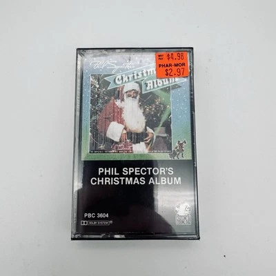 NEW SEALED Phil Spector's Christmas Album Cassette Tape Audio 1984 - Image 1 of 4