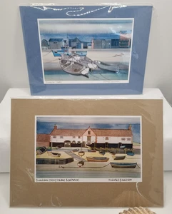 2 Nicholas Barnham Signed Prints Brancaster Staithe & Burnham Overy Staithe Rare - Picture 1 of 21